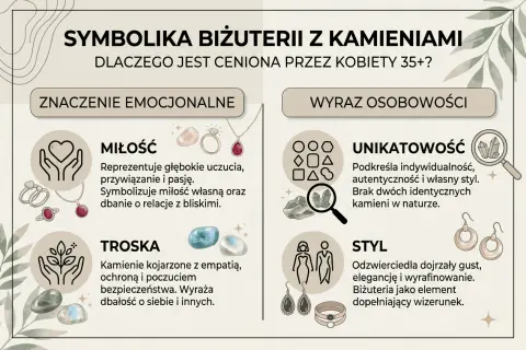 Biżuteria z kamieniami szlachetnymi: znaczenie miłości, troski, unikatowości i stylu. Wyraź siebie!