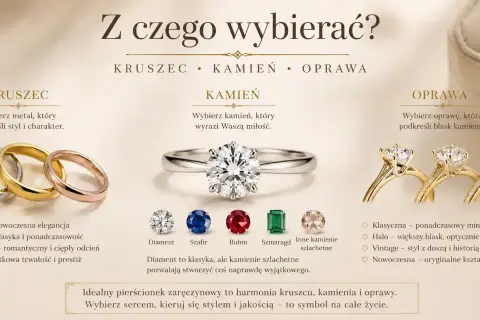Jaki kamień do pierścionka zaręczynowego? Wybierz diament lub kamień szlachetny, by wyrazić miłość.
