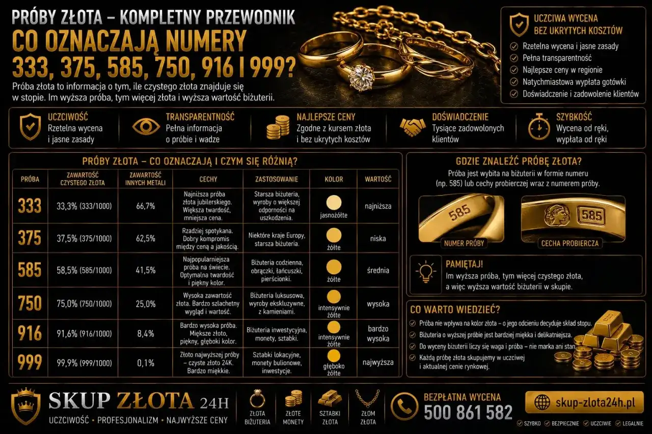 Próba palladu - jak czytać 500, 950 i 999?
