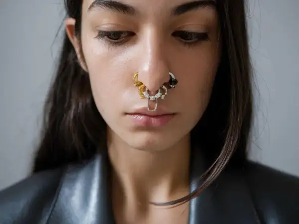 Dobierz rozmiar kolczyka do nosa: poradnik krok po kroku (Nostril, Septum)